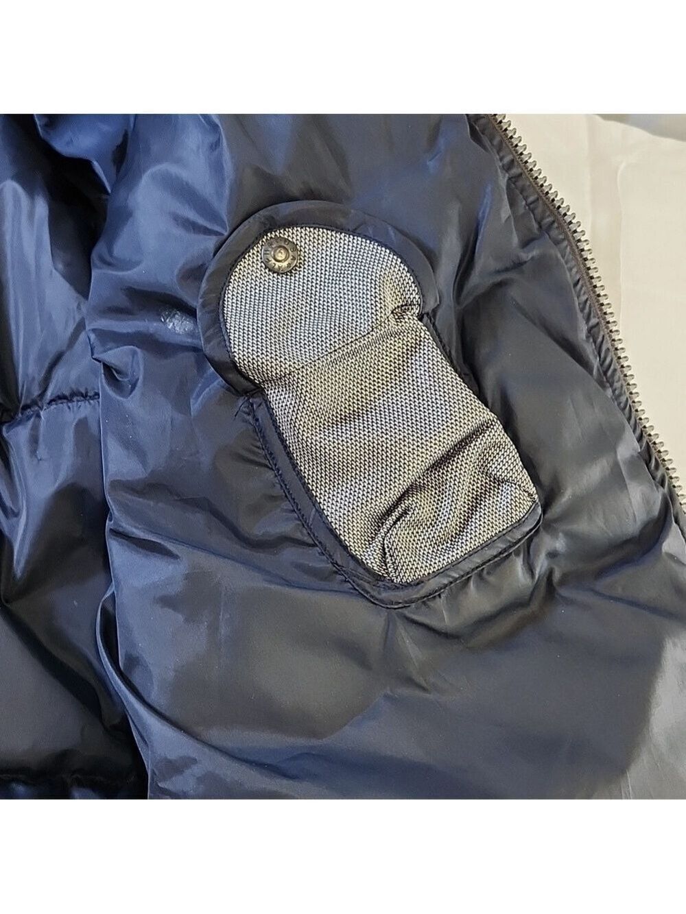 Alpha Industries Men's Black Puffer Jacket Coat Down Filled Size XXL **Flawed** - Picture 7 of 15